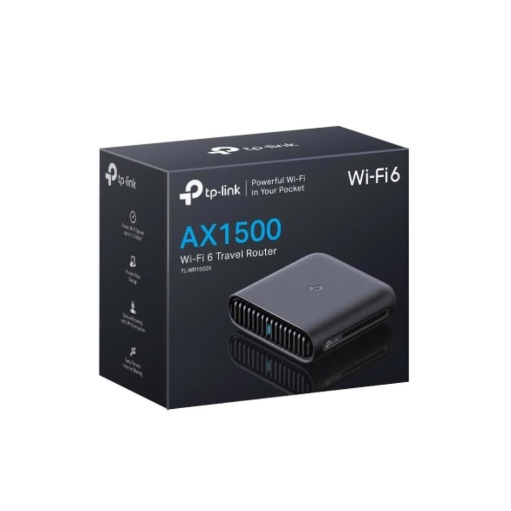 TP-Link AX1500 Wi-Fi 6 Travel Router Model: TL-WR1502X